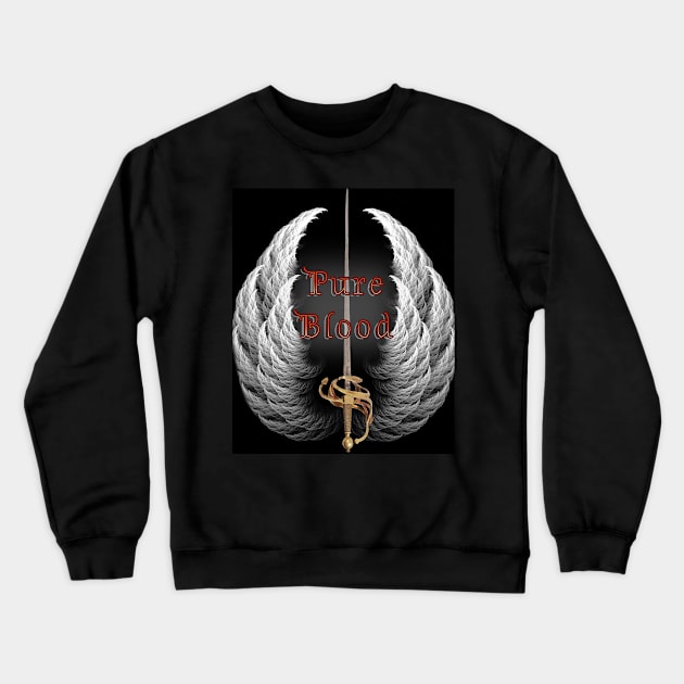 PureBlood Wings Crewneck Sweatshirt by Fractalizer